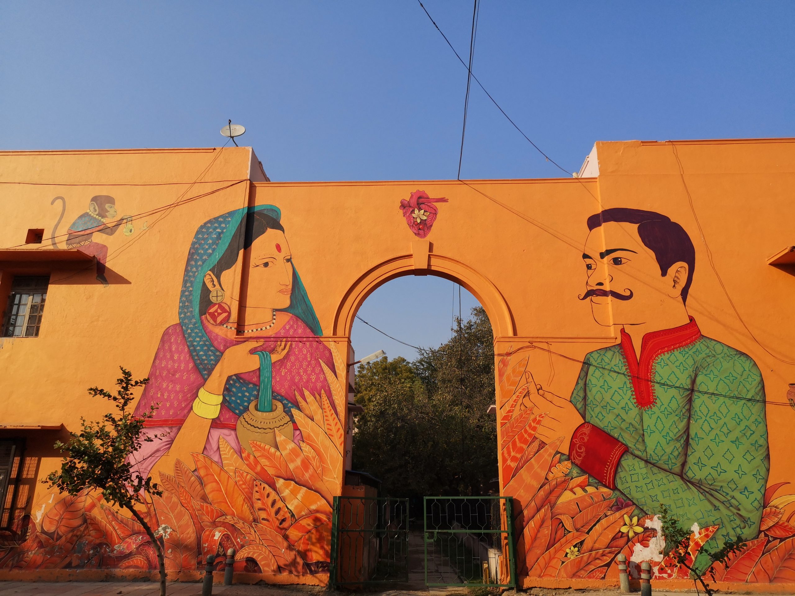 Street art à Lodhi Colony